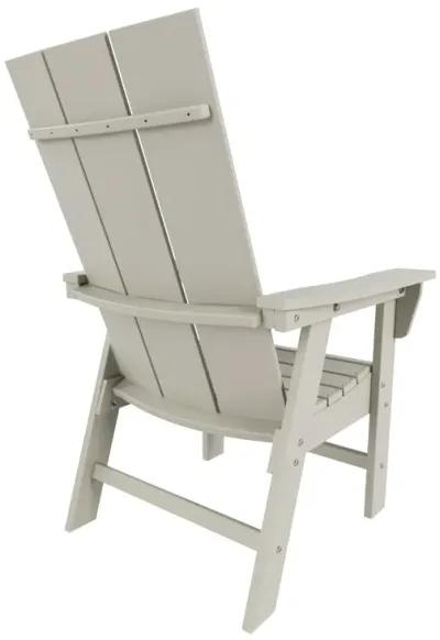 WestinTrends Outdoor Patio Modern Adirondack Dining Chair