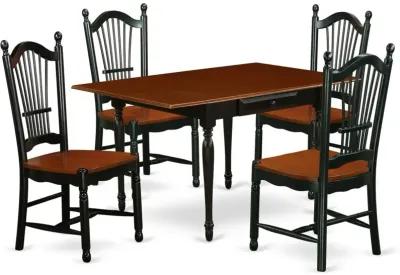 Dining Room Set Black & Cherry