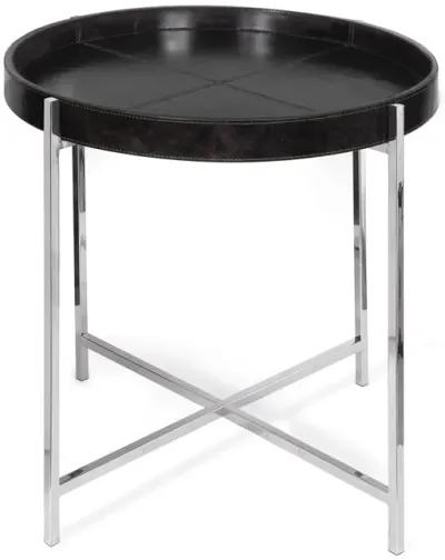 Derby Leather Tray Table