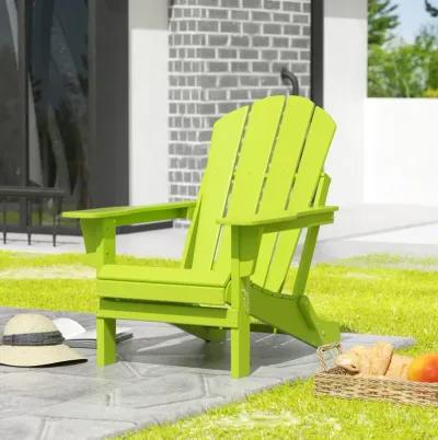 WestinTrends Outdoor Patio Folding Adirondack Chair