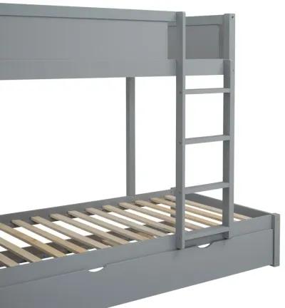 Merax  Bunk Bed with Trundle and Desk