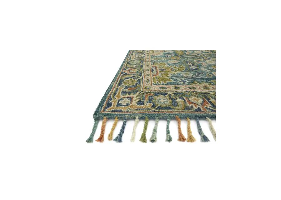 Zharah ZR12 Blue/Navy 2'6" x 7'6" Rug