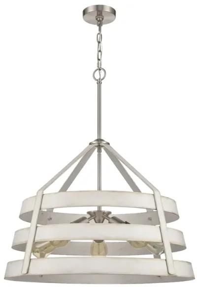 Brigantine 24'' Wide 5-Light White Chandelier