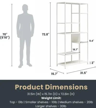 Mission District Metal Bookcase Room Divider