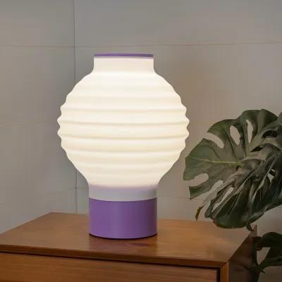 Asian Lantern Vintage Traditional Plant-Based PLA 3D Printed Dimmable LED Table Lamp