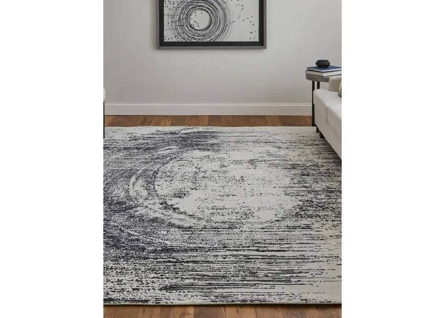 Coda 8928F 10' x 14' Black/White Rug