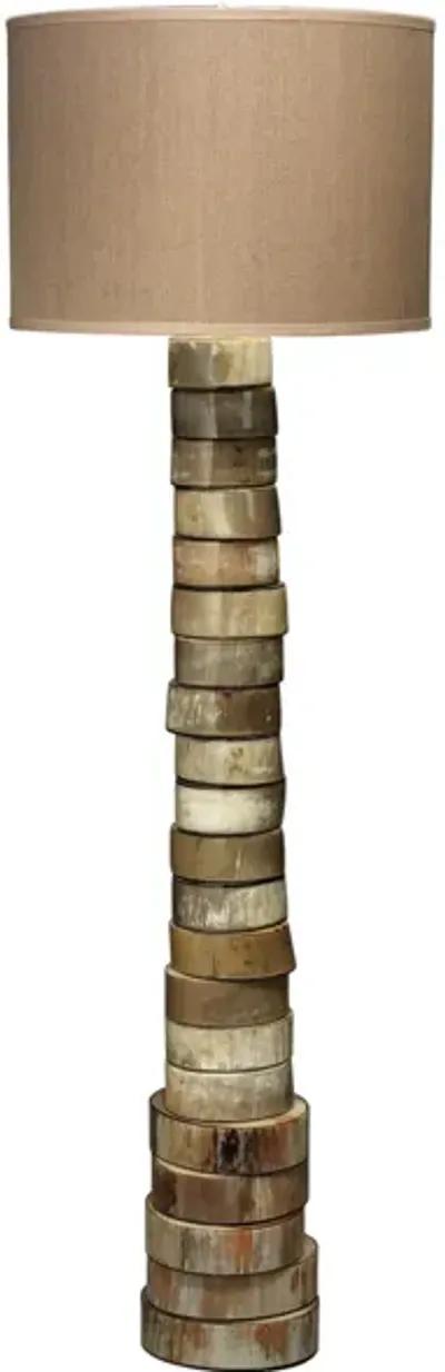 Stacked Horn Floor Lamp