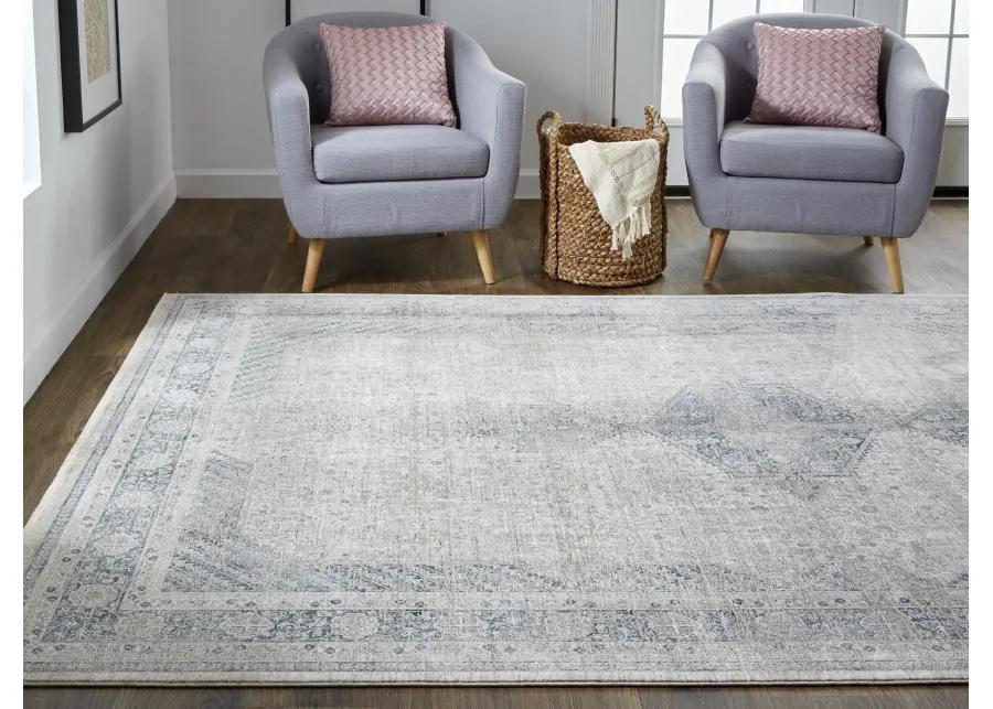 Marquette 3775F Taupe/Gray/Blue 6'7" x 9'10" Rug