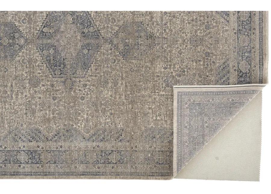 Marquette 3775F Taupe/Gray/Blue 6'7" x 9'10" Rug