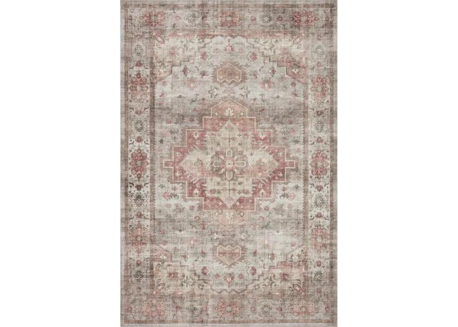 Heidi HEI02 Dove/Spice 5' x 7'6" Rug by Loloi II