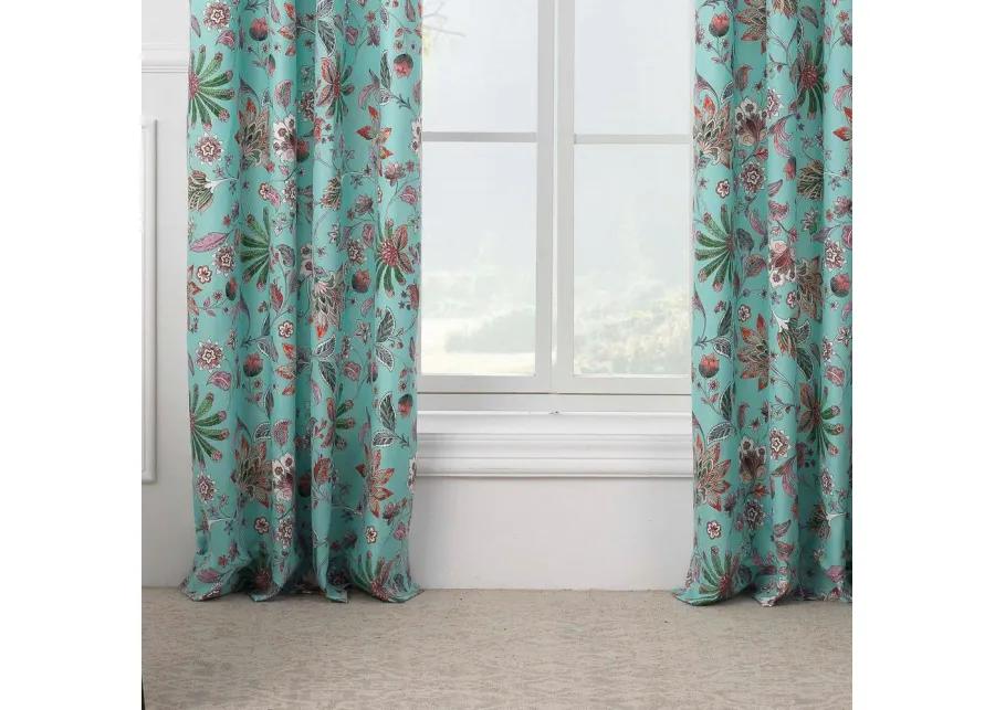 Greenland Home Fashions Barefoot Bungalow Audrey Window Panel Pair - 42x84", Turquoise