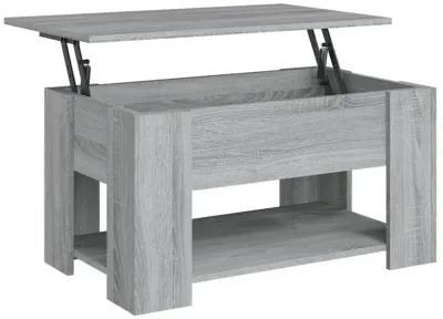 Coffee Table Gray Sonoma 31.1"x19.3"x16.1" Engineered Wood