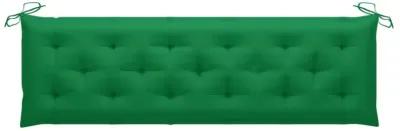 vidaXL Garden Bench Cushion Green 70.9"x19.7"x2.8" Fabric