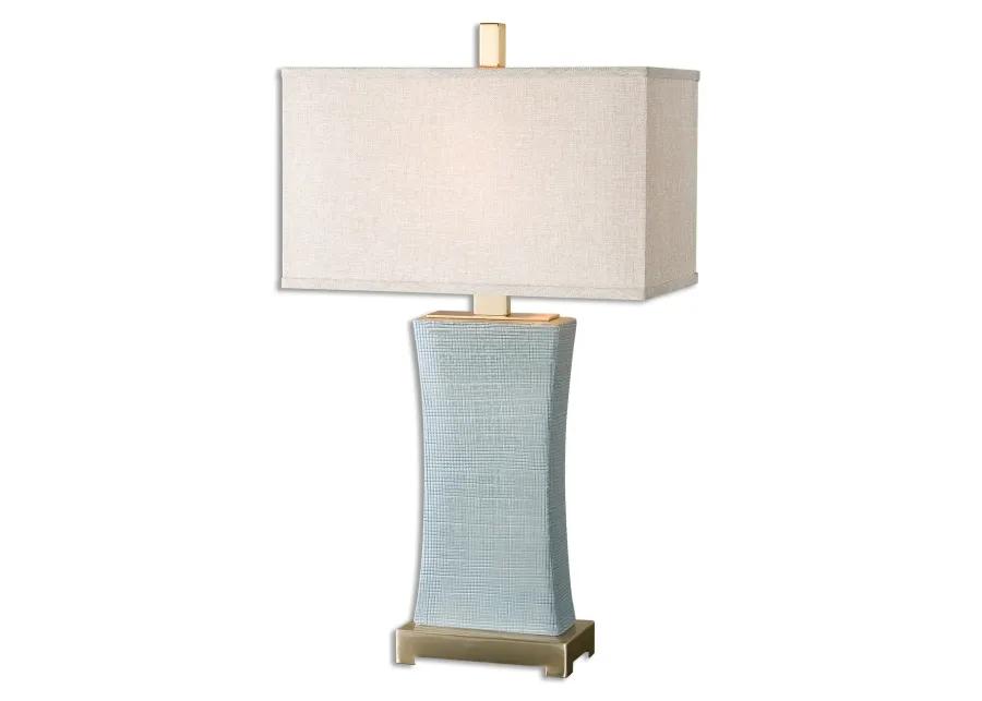 Uttermost Cantarana Blue Gray Table Lamp