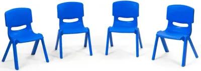 4-pack Kids Plastic Stackable Classroom Chairs