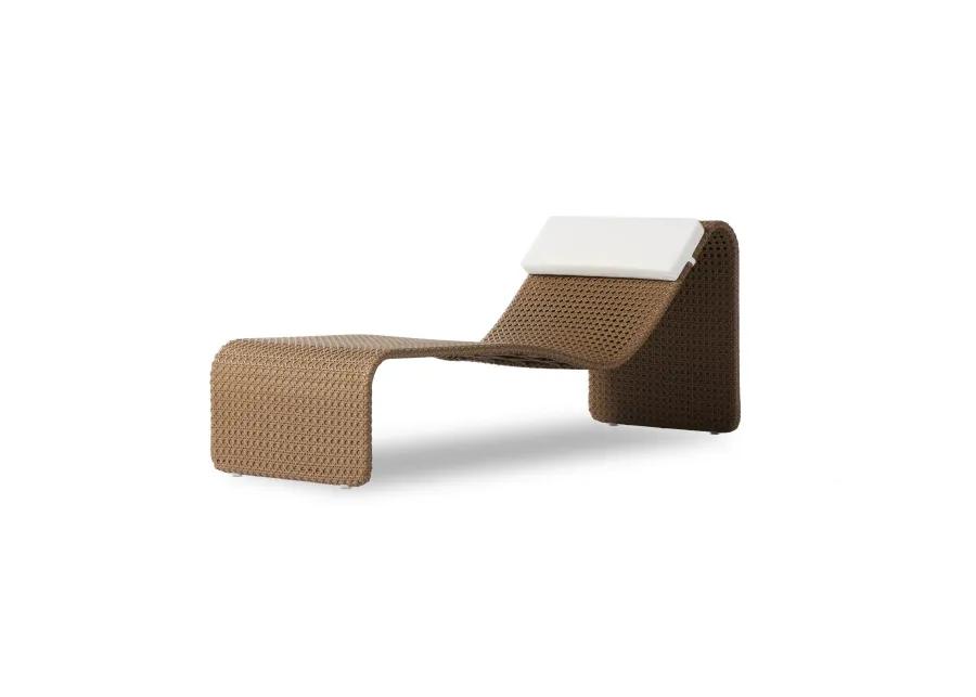 Paige Outdoor Woven Chaise