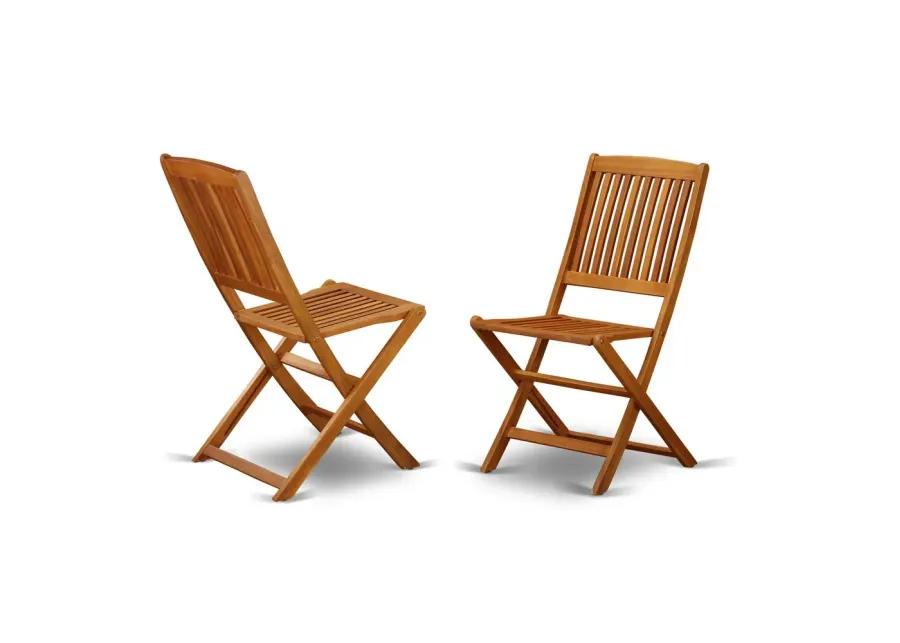 Wooden Patio Set Natural Oil