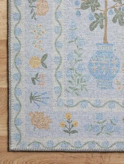 Menagerie MEN03 Light Blue 7'6" x 9'6" Rug