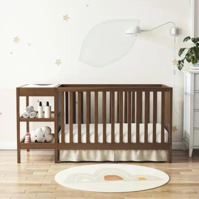 Baby Relax Ema 3-in-1 Convertible Crib & Changer Combo