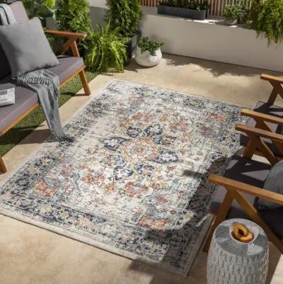 Huntington Beach HTB-2300 7'10' Round Blue Rug