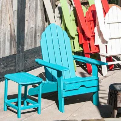 ResinTEAK Folding Adirondack Chair For Fire Pits, Patio, Porch, and Deck, New Tradition Collection