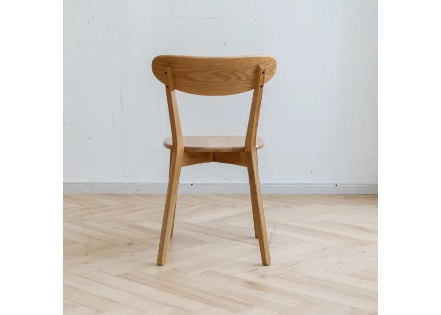 Wooden Dining Chair, North American Oak Wood, 100% Dirt-Free, 46.5 X 54 X 80cm