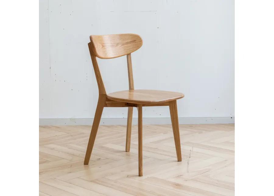 Wooden Dining Chair, North American Oak Wood, 100% Dirt-Free, 46.5 X 54 X 80cm