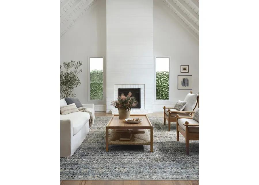 Billie BIL05 Denim/Blush 6' x 9' Rug