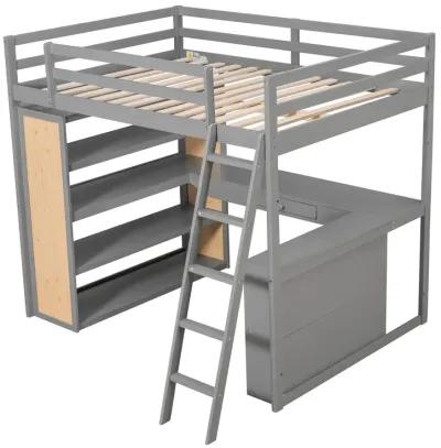 Merax Loft Bed with Ladder