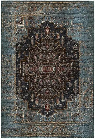 Empire 7'10" x 10'10" Blue Rug