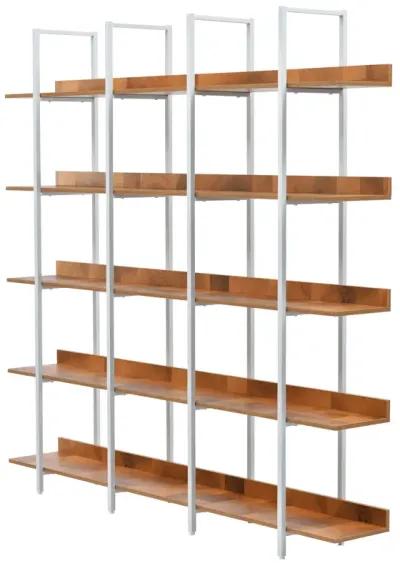 Merax Industrial Bookcase Home Office Open Bookshelf