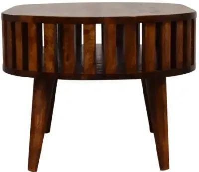 Ariella Chestnut  Open Shot Solid Wood Coffee Table