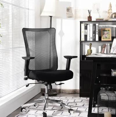 Costway Ergonomic Mesh Office Chair Sliding Seat Height Adjustable w/ Armrest