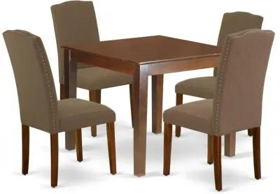 Dining Room Set Mahogany, OXEN5-MAH-18