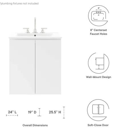 Bryn 24" Wall-Mount Bathroom Vanity