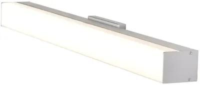 VONN Lighting Integrated AC LED ADA Compliant Bathroom Wall Lighting Fixture in Silver