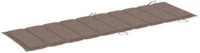 vidaXL Sun Lounger Cushion Taupe 73.2"x22.8"x1.6"