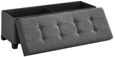 Storage Ottoman Bench for Bedroom, Living Room, or Entryway