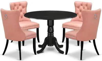 5 Piece Modern Dining Table Set