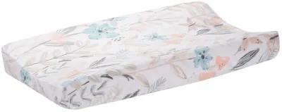 Lambs & Ivy Baby Blooms Watercolor Floral/Butterfly Soft Changing Pad Cover