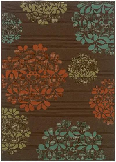 Montego 6'7" x 9'6" Brown Rug