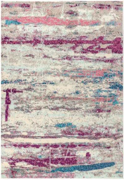 Contemporary Pop Modern Abstract Brushstroke Area Rug