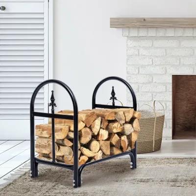 2 Feet Outdoor Heavy Duty Steel Firewood Storage Holder