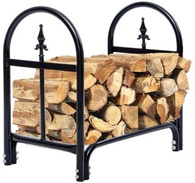 2 Feet Outdoor Heavy Duty Steel Firewood Storage Holder