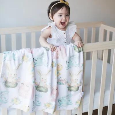 Honey Lemonade - Premium Baby & Toddler Minky Blanket (Bunnies)