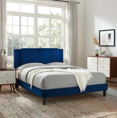 Modway - Zahra Channel Tufted Performance Velvet Full Platform Bed