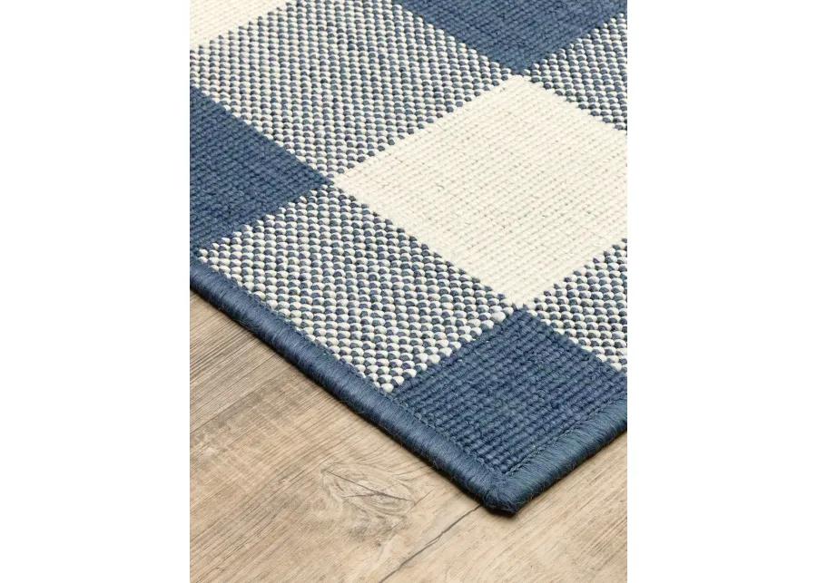 Meridian 7'10" x 10'10" Blue Rug