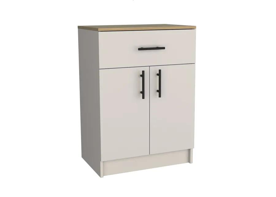 DEPOT E-SHOP Sevilla Bathroom Vanity with Single Door Cabinet, White