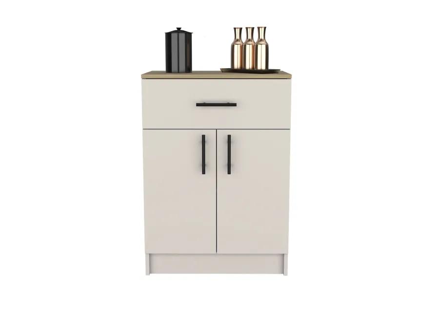 DEPOT E-SHOP Sevilla Bathroom Vanity with Single Door Cabinet, White