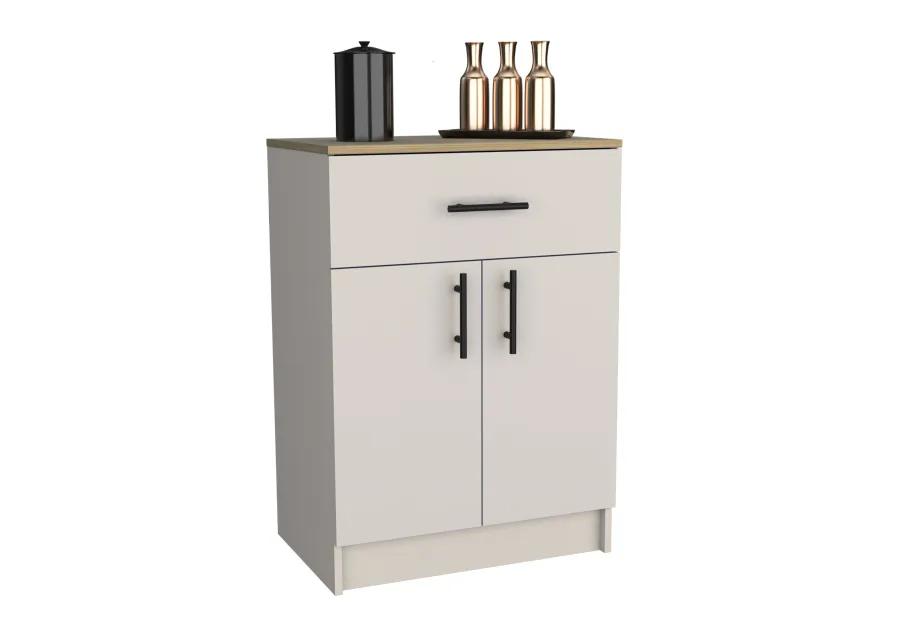 DEPOT E-SHOP Sevilla Bathroom Vanity with Single Door Cabinet, White